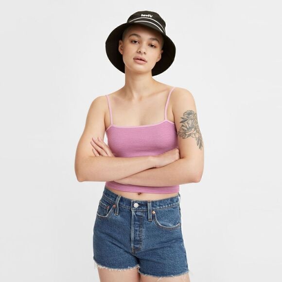 NWT LEVIS 501 original high rise shorts dark Denim - Picture 2 of 16